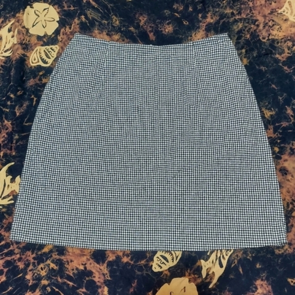 Gingham Mini-skirt